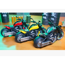 Модель мотоцикла Harley Wolverine масштаб 1:12, широка шина, звук, іграшка