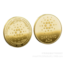 Криптова пам“ятна монета CARDANO або ADA, голд