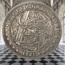 Монета сувенірна, долар США Банк 1921 г вікінги
