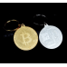 Брелок у формі монети Bitcoin Біткоїн голд