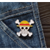 Значок, брош Череп і кістки, пін металевий Ван Пис One Piece