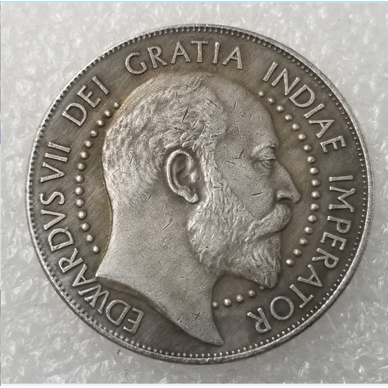 Сувенір Монета Великобританії Подвійний флорин 1902. Король Едуард VII/ Герби