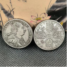 Сувенір монета Великобританія 6 пінсів, 1787 Король Георг III