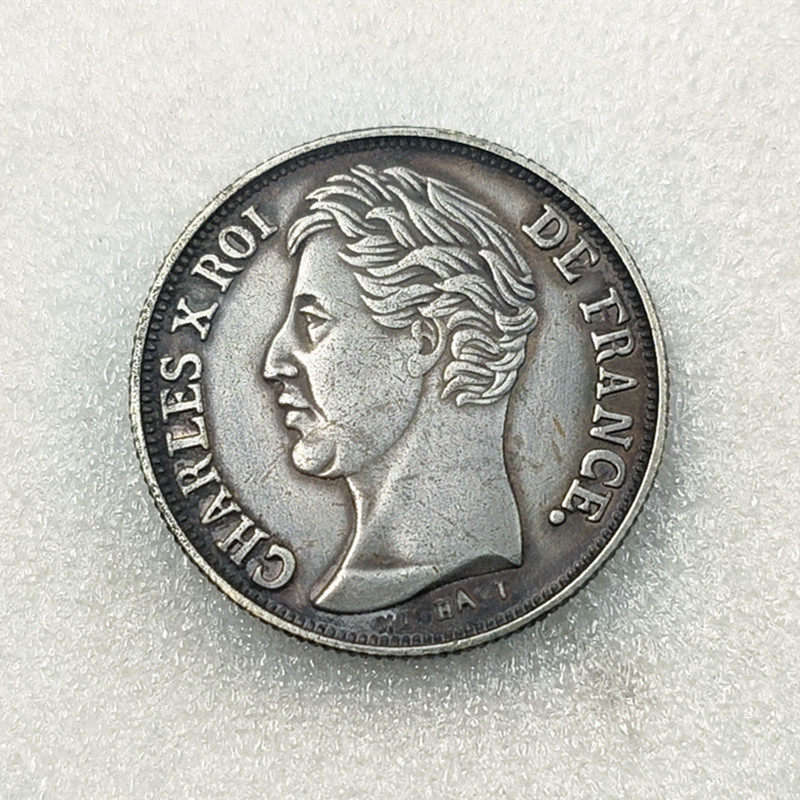 Сувенір монета 2мальма 1828 року Карл 10 Франція