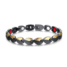 Магнітні браслети PentActiv (8212) black and gold — прикраси для здоров“я