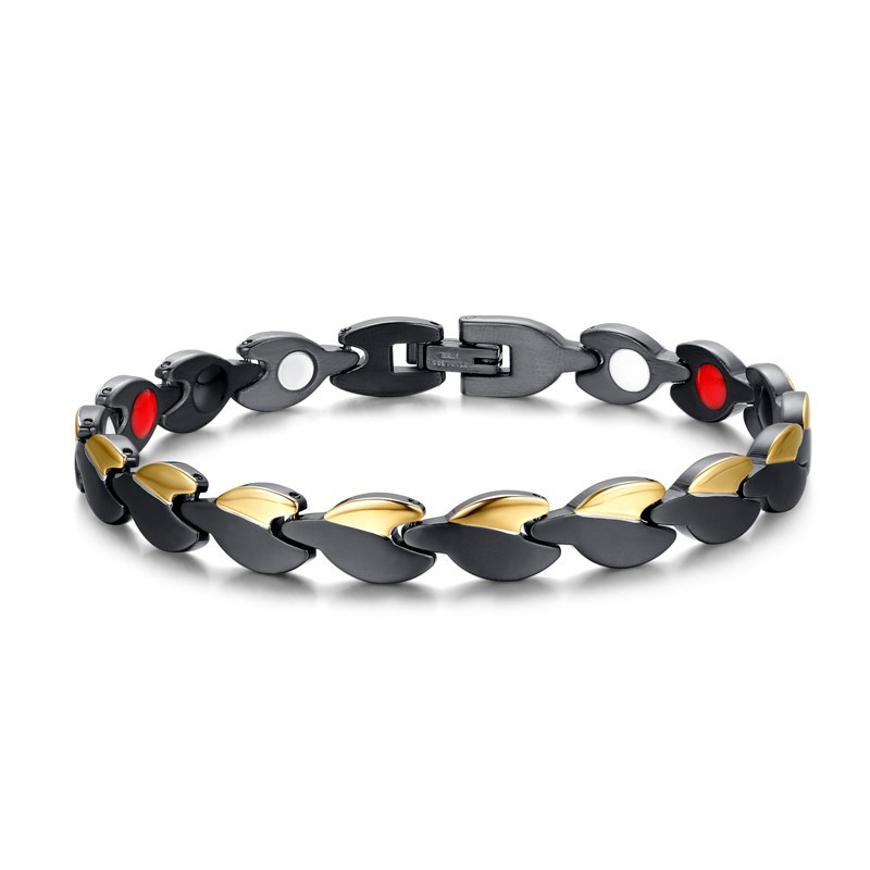 Магнітні браслети PentActiv (8212) black and gold — прикраси для здоров“я