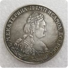 Сувенір монета рідкісна рубель 1789 року срібні монети Катерини 2