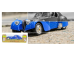 Модель ретро автомобіля Bugatti Atlantic синій (1936) Бугатті 1936г Metal Wecer