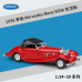 Модель автомобіля Welly 1:36 Mercedes 500K 1936 року кабріолет Червона
