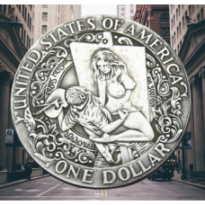 Монета сувенір, долар США 1881р “Хужник“. Серія монет Commemorative Coin American Morgan