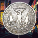 Сувенір монета долар США 1881г “Різдвяний вечір“. Hobo Coin American Morgan