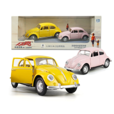 Набір Легкосплавних моделей автомобіля Volkswagen Beetle РУК (розмір 1:36+1:28) 1967г