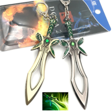 Брелок для ключів модель зброя Меч метелик 12 см, коплей Dota 2 Keychain — Butterfly метал