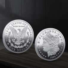 Сувенір монета 1 дол США моргана 1896 г сильвер, American Morgan Dollar