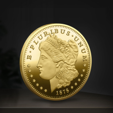 Сувенір монета 1 дол США моргана 1878г голд, American Morgan Dollar