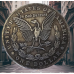 Сувенір монета долар США 1878гang “Кін-конг і дівчина“. Hobo Coin American Morgan