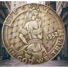 Монета сувенірна, долар США Hobo Coin 1952 г Сексі герл. Coin American Morgan