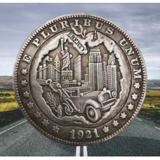Сувенір монета долар США Банк 1921г Аль Капоне. Hobo Coin American Morgan