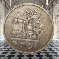 Сувенір монета долар США Банк 1921г “Примова — Винний“. Hobo Coin American Morgan
