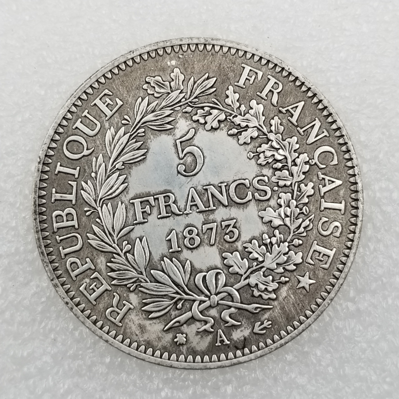 Сувенir Монета Франції Третя Республіка 5 франк, 1873 Геркулес