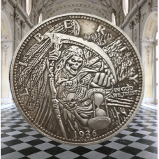 Сувенір монета долар СШАang “Час йде“ 1936г In ood we trast. Hobo Coin American Morgan