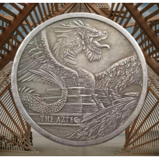 Сувенір монета долар США “Дракон і піраміди Ацтеків“. Hobo Coin American Morgan