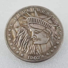 Сувенір монета долар США 1902г “Статуя свободи“. Hobo Coin American Morgan