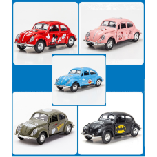 Автомодель автомобіля Volkswagen Beetle РУК (розмір 1:32) 1967г ГРАФИТИ