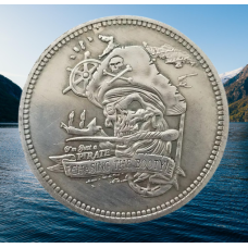 Сувенір монета долар США Банк “Погоня за піратською здобиччю“. Hobo Coin American Morgan