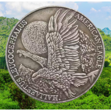 Сувенір монета долар США Банк “Білоголовий орлан“. Hobo Coin American Morgan