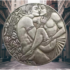 Сувенір монета долар США “Камасутра“. Hobo Coin American Morgan