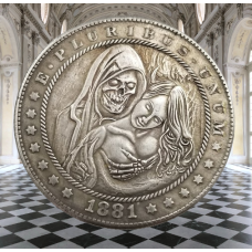 Сувенір монета долар СШАang 1881г “Моя назавжди“. Hobo Coin American Morgan