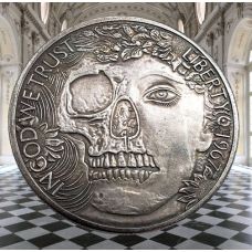 Сувенір монета долар США 1967р “Білий кролик“. Hobo Coin American Morgan