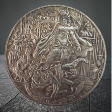 Сувенір монета долар СШАang “Гречний Бог Війни“. Hobo Coin American Morgan