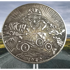 Сувенір монета долар СШАang 1942 р. “Дух погоні“. Hobo Coin American Morgan