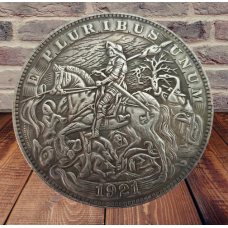 Сувенір монета долар США Годівниця 1921 р. “Всадник“. Hobo Coin American Morgan