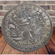 Сувенір монета долар США Банк 1921г “Жінка світлий лицар“. Hobo Coin American Morgan