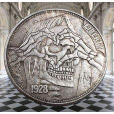 Сувенір монета долар США Годівниця 1928 “Ай лаву“. Hobo Coin American Morgan