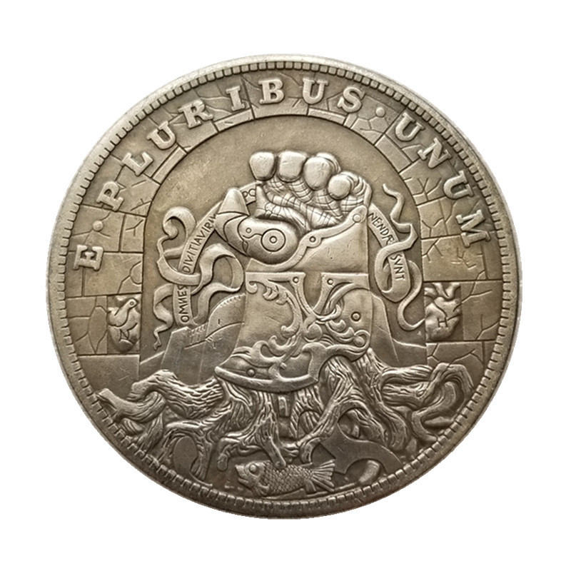 Сувенір монета долар СШАang “Сила в коренях“. Hobo Coin American Morgan