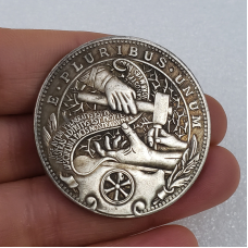 Сувенір монета долар СШАang “Сила в словах“. Hobo Coin American Morgan