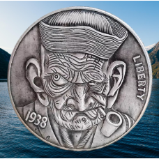 Сувенір монета долар США МОЖ 1938г “матрос“. Hobo Coin American Morgan