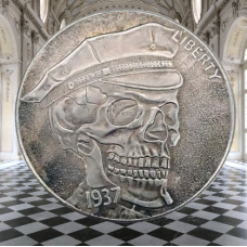 Сувенір монета долар США OF8198 “Таксист“. Hobo Coin American Morgan