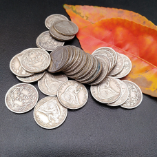 Сувенір монета 10 міліграм США 1840-1873г «ONE DIME», American Morgan дайм