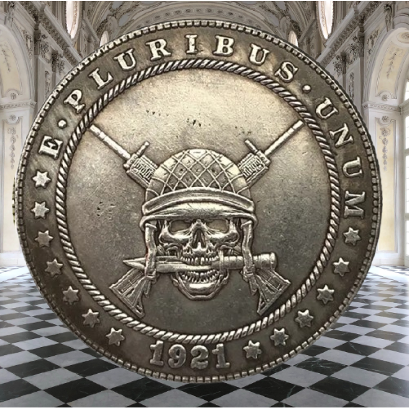 Сувенір монета долар США Банк 1921г “В“єтнамська війна“. Hobo Coin American Morgan