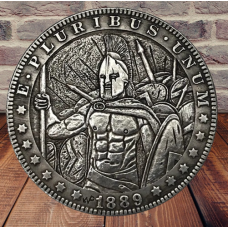 Сувенір монета долар СШАang 1889г “Спартанці“. Hobo Coin American Morgan