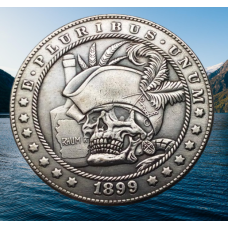 Сувенір монета долар СШАang 1899г “І пляшка рому“. Hobo Coin Пірати
