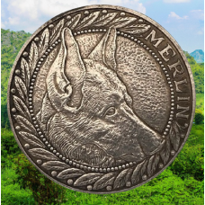 Сувенір монета долар США Банк “Собака“. Hobo Coin American Morgan