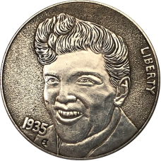 Сувенір монета долар США Банк 1935 р. “Елвіс Преслі“. Hobo Coin American Morgan