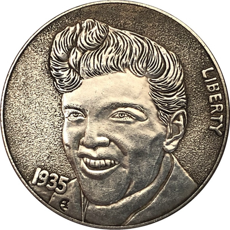 Сувенір монета долар США Банк 1935 р. “Елвіс Преслі“. Hobo Coin American Morgan