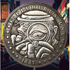 Сувенір монета долар СШАang 1887г “Моє скарб“. Hobo Coin American Morgan